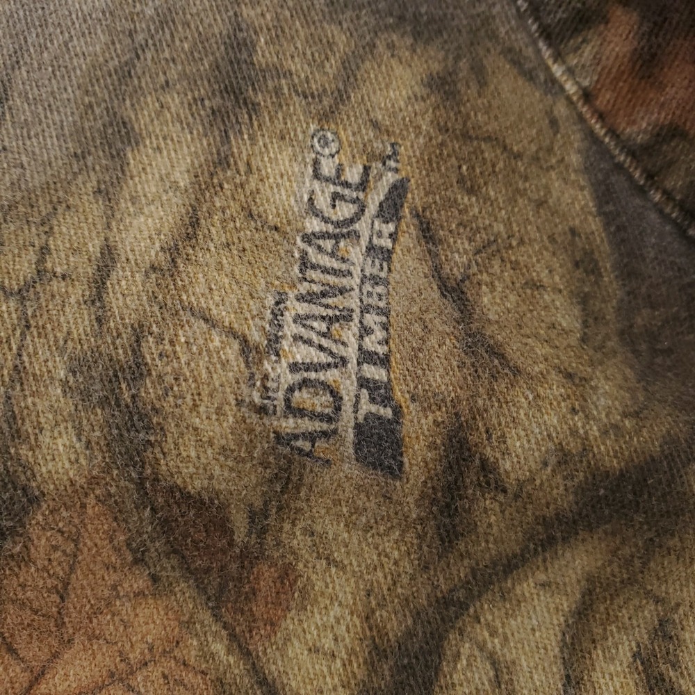 Liberty Jacket Women Large Brown Green Camo Coat Fleece Lined Bill Jordan Timber - Picture 4 of 11